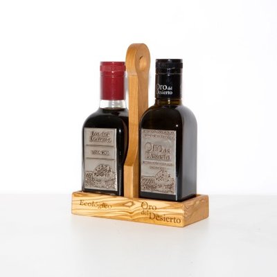 Comboy: 1 bouteille d'huile d'olive et 1 bouteille de vinaigre balsamique